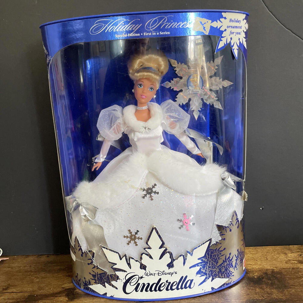1996 Mattel, Special Edition, First in Series, Holiday Princess, Cinderella, NIB